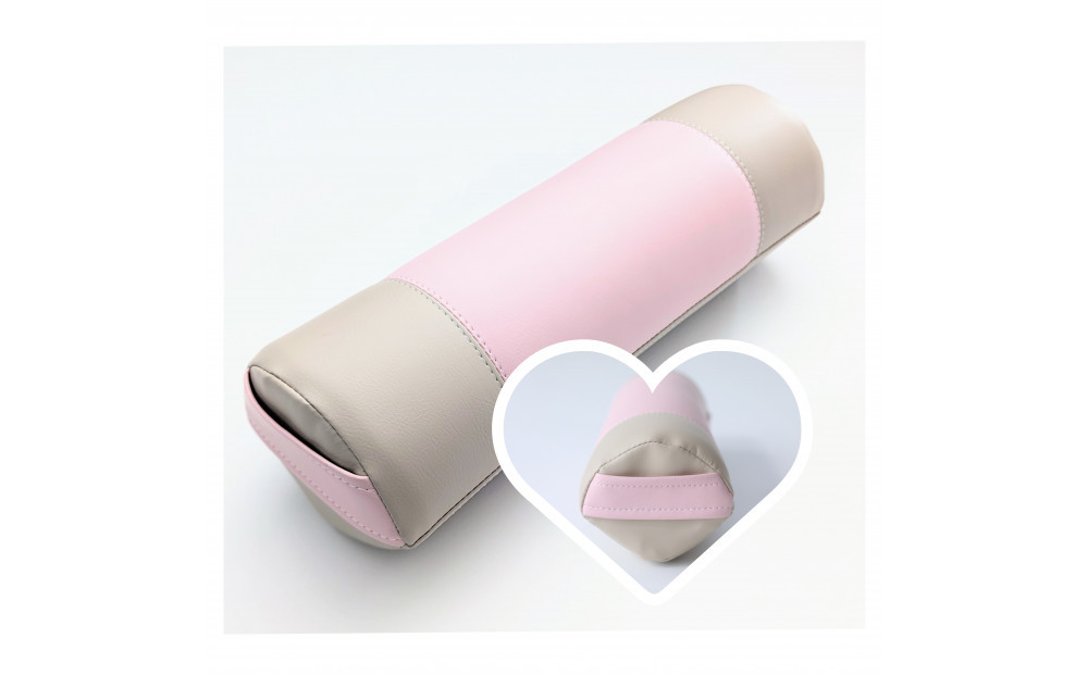 【特許・意匠取得／日本製】寝返りが整体になる《願えりまくらＭ》ピンクベージュ