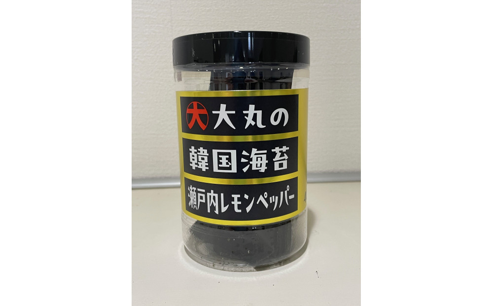 ＼年内発送／大丸の韓国海苔　瀬戸内レモンペッパー×12個