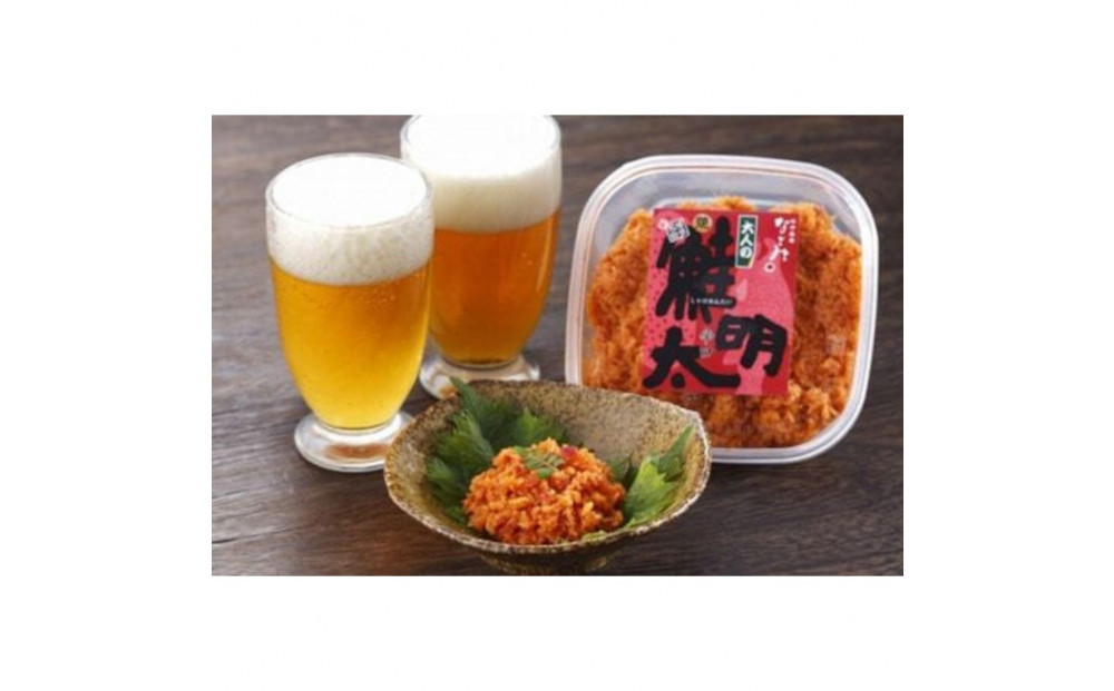 新！博多名物「なごみ」の【大人の鮭明太150ｇ×1】＋焼鯖辛子たかな130ｇ