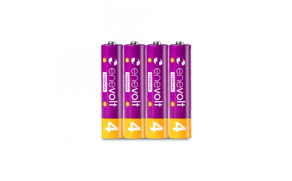 【enevolt】&nbsp;充電池&nbsp;1100mAh&nbsp;単4&nbsp;エネボルト&nbsp;8本セット&nbsp;【1年間保証】