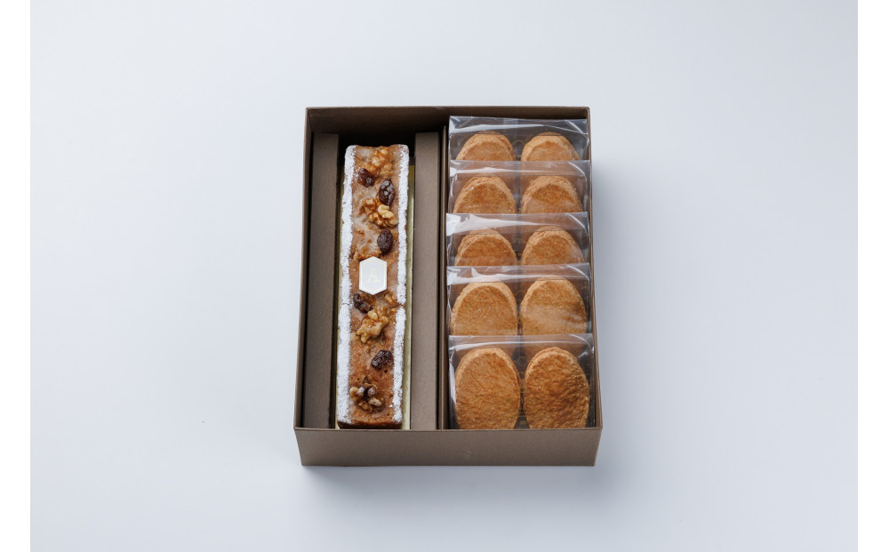 ケークグルノーブル&nbsp;1本&nbsp;&nbsp;阿波和三盆糖ダックワーズ5袋&nbsp;(10個）&nbsp;オータムセット