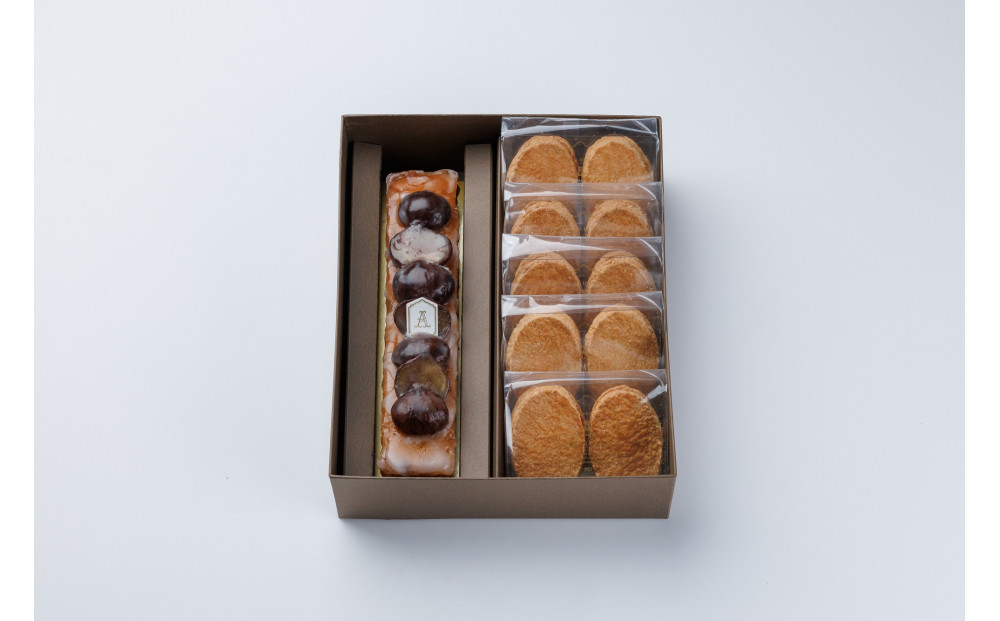 ケークマロン&nbsp;1本&nbsp;&nbsp;阿波和三盆糖ダックワーズ5袋&nbsp;(10個）&nbsp;オータムセット