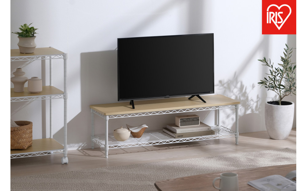 カラーメタルラック　ローボード&nbsp;CML-10302&nbsp;ホワイト