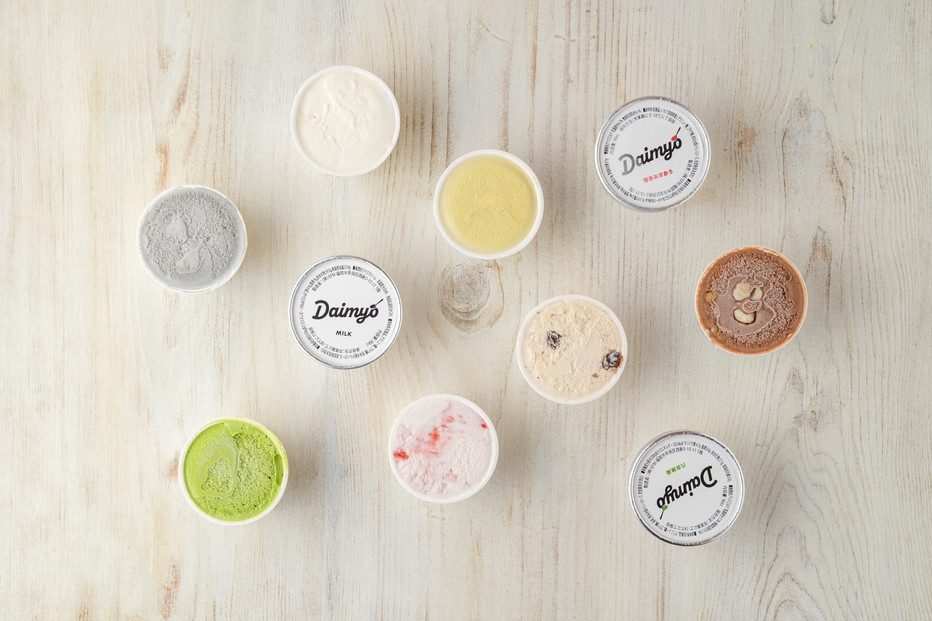DAIMYO SOFTCREAMが作ったDAIMYO ICE CREAM　福岡12個(3種各4個)セット