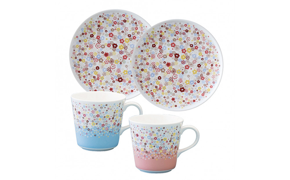 ナルミ HAPPY BAG ポーチュラカ 4点セット 2人用 97286-23406NT