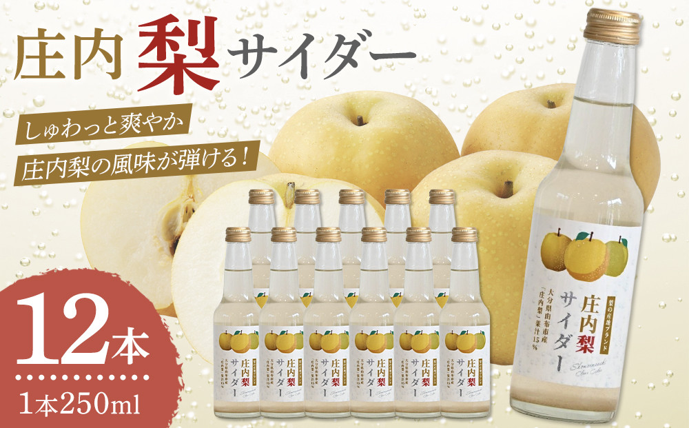 梨サイダー&nbsp;250ml×12本入り