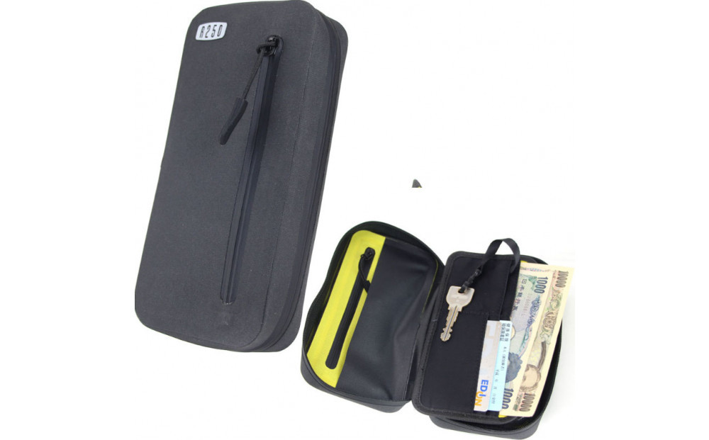 R250&nbsp;防水スマートライドポーチ&nbsp;&nbsp;スーパーDX3&nbsp;フルオープン&nbsp;&nbsp;W小銭入れ&nbsp;ブラック