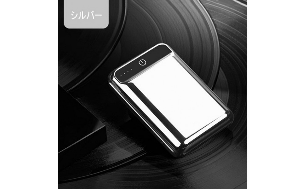 10000mAh&nbsp;大容量&nbsp;モバイルバッテリー&nbsp;＜シルバー＞急速充電&nbsp;防災電源&nbsp;2.1A&nbsp;スマホ充電器&nbsp;小型&nbsp;軽量&nbsp;USB2ポート&nbsp;2台同時充電可能&nbsp;LED液晶画面&nbsp;残量表示&nbsp;携帯充電器&nbsp;iphoneX&nbsp;【PL保険加入済み製品・安心】