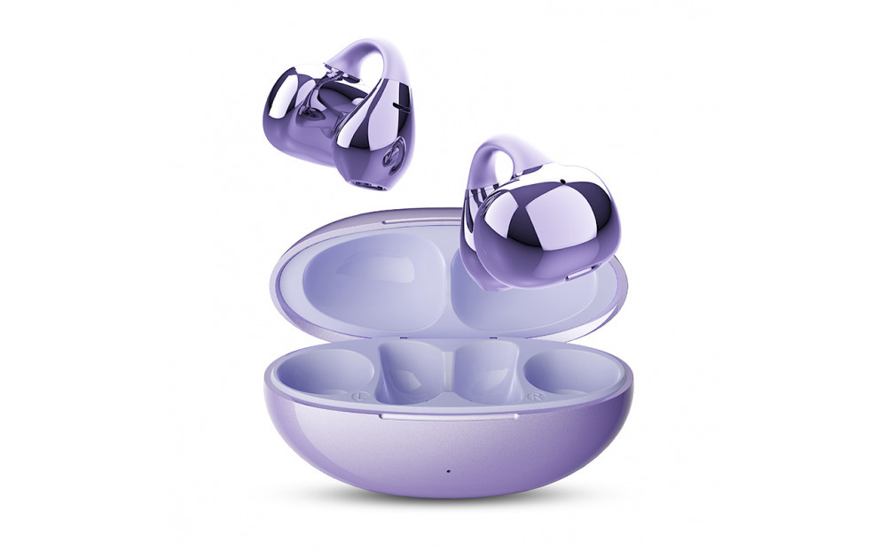 【2025年モデル】&nbsp;空気伝導イヤホン&nbsp;Bluetooth5.4&nbsp;TWS&nbsp;＜パープル＞ワイヤレスイヤホン&nbsp;イヤーカフ型&nbsp;挟み込み&nbsp;耳を塞がない&nbsp;ENC&nbsp;ノイズキャンセリング&nbsp;単一指向性&nbsp;自動ペアリング&nbsp;HiFi高音質&nbsp;充電ケース付き&nbsp;安定装着&nbsp;防水防滴&nbsp;軽量設計&nbsp;日本語取扱説明書&nbsp;【PL保険加入済み製品・安心】