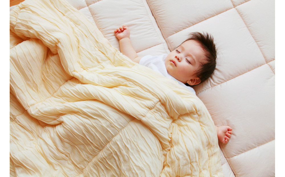 【クリームベージュ】ましゅまろベビー掛布団