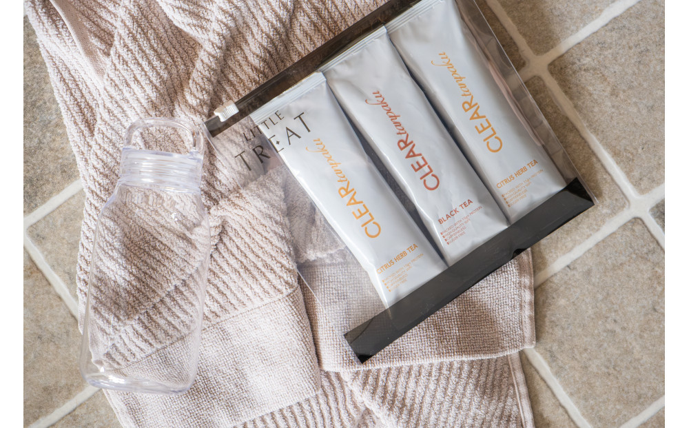 CLEAR tanpaku BLACK TEA & CITRUS HERB TEA 4本セット