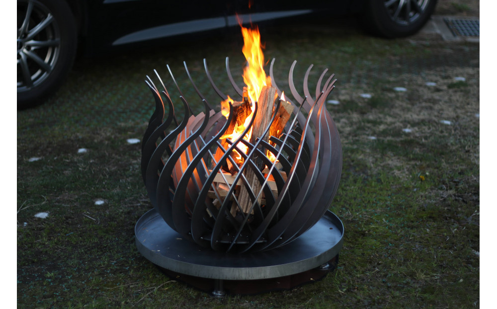 【幸和工業株式会社】大型焚き火台&nbsp;MEBUKI&nbsp;アウトドア施設・オブジェ