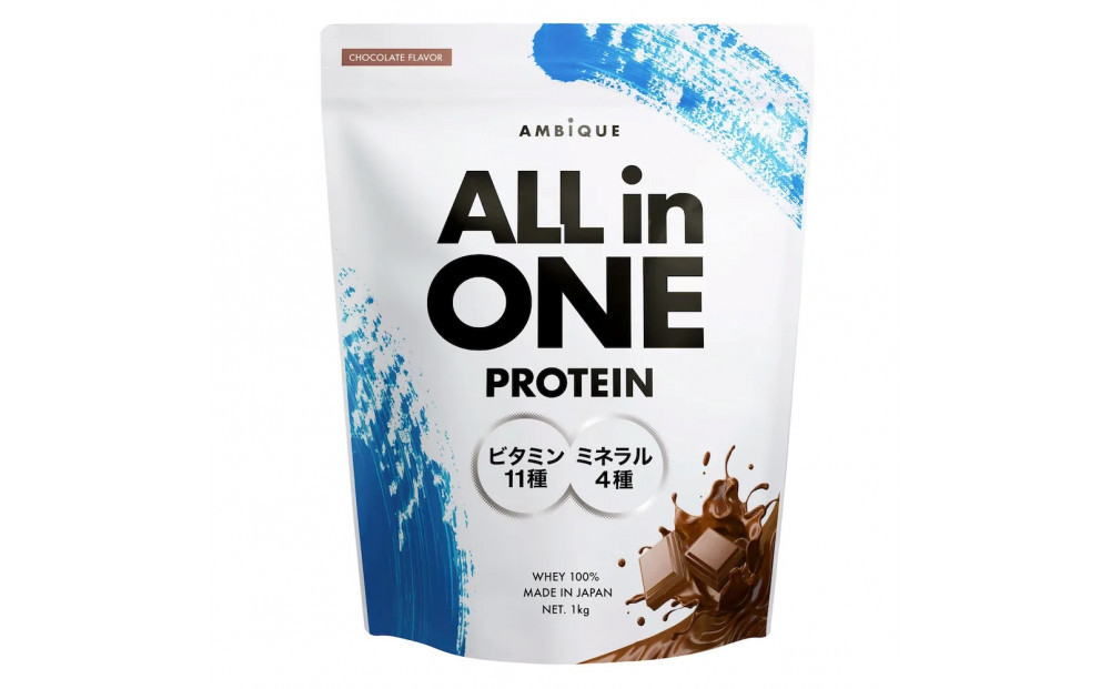【チョコレート風味】AMBiQUE&nbsp;オールインワンプロテイン（1kg×6袋）