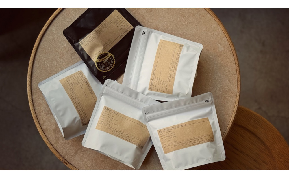 SINGLE ORIGIN（粉の状態）100g×5種類