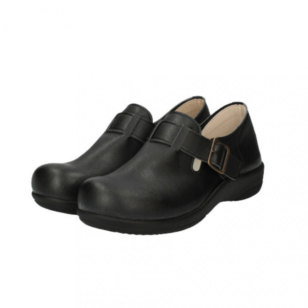 ベルトコンフォートシューズ｜ブラック&nbsp;L(24.0cm)&nbsp;レディース&nbsp;スリッポン&nbsp;幅広&nbsp;甲高&nbsp;外反母趾&nbsp;ゆったり幅&nbsp;大人気&nbsp;靴