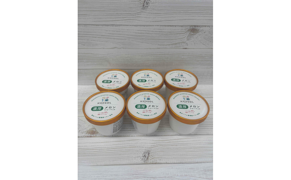 KOSOLメロンシャーベット【６個入り】