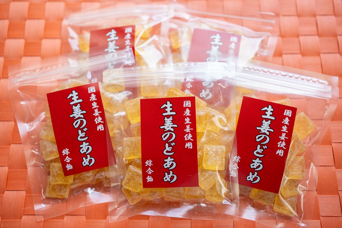 生姜のど飴 5袋