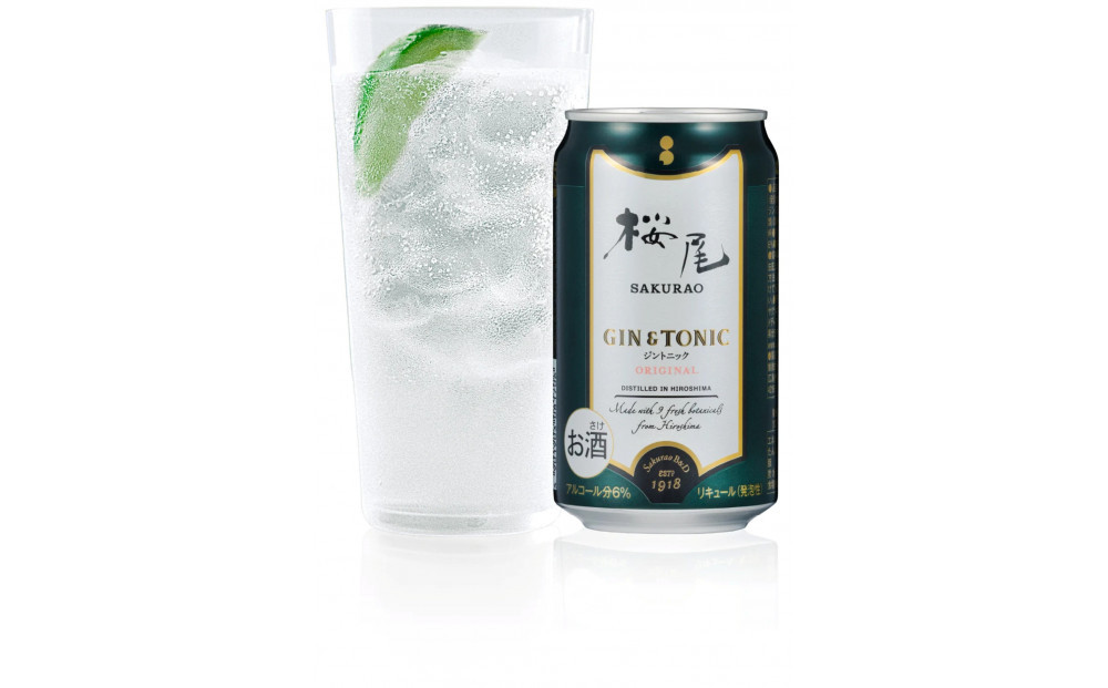 サクラオ&nbsp;ジントニック&nbsp;オリジナル&nbsp;350mlｘ24