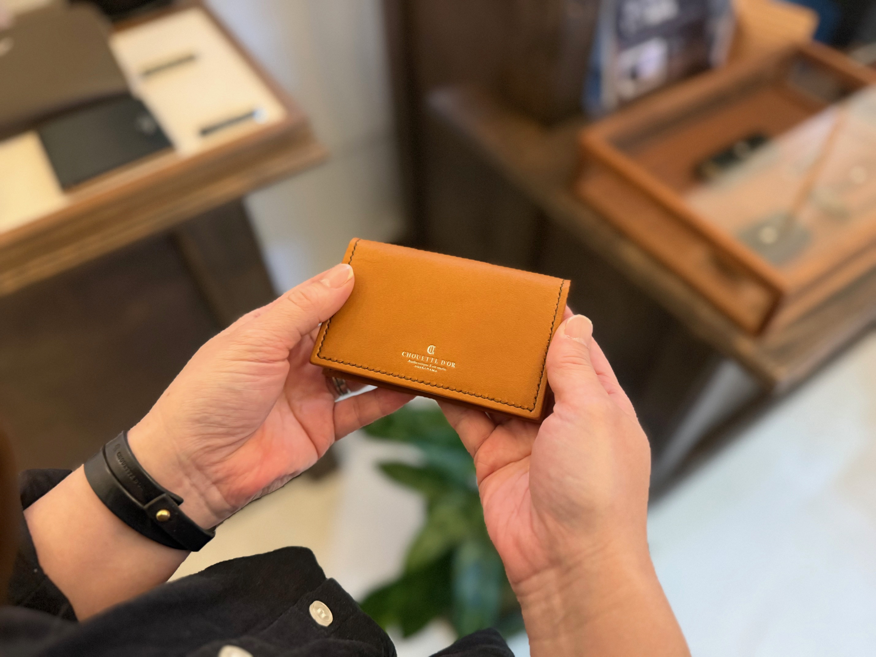 革職人が作る牛革名刺入れ Card case［CML］