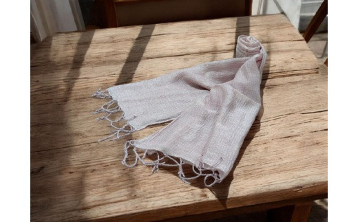 G078VC01　ダリア染めストール＜&nbsp;ピンク&nbsp;＞