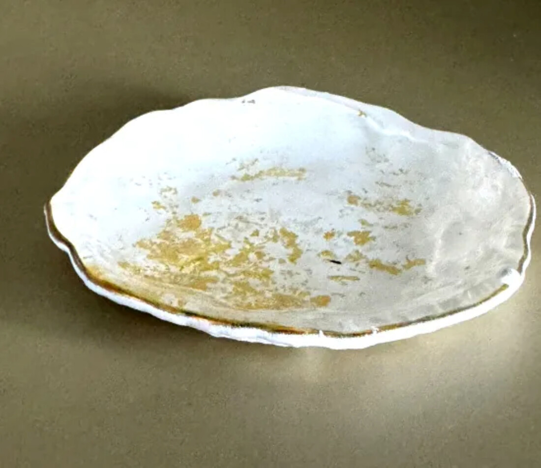 豆皿 口金ロック 古代金箔純白 ［NF169］ | JTBのふるさと納税サイト