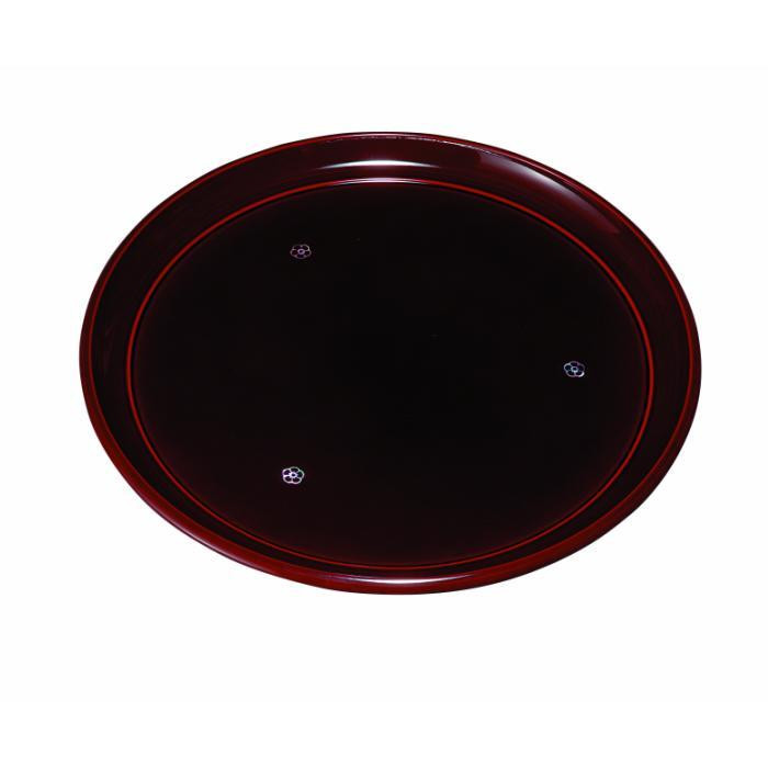 丸盆&nbsp;21cm&nbsp;総溜&nbsp;明月&nbsp;［YG460］