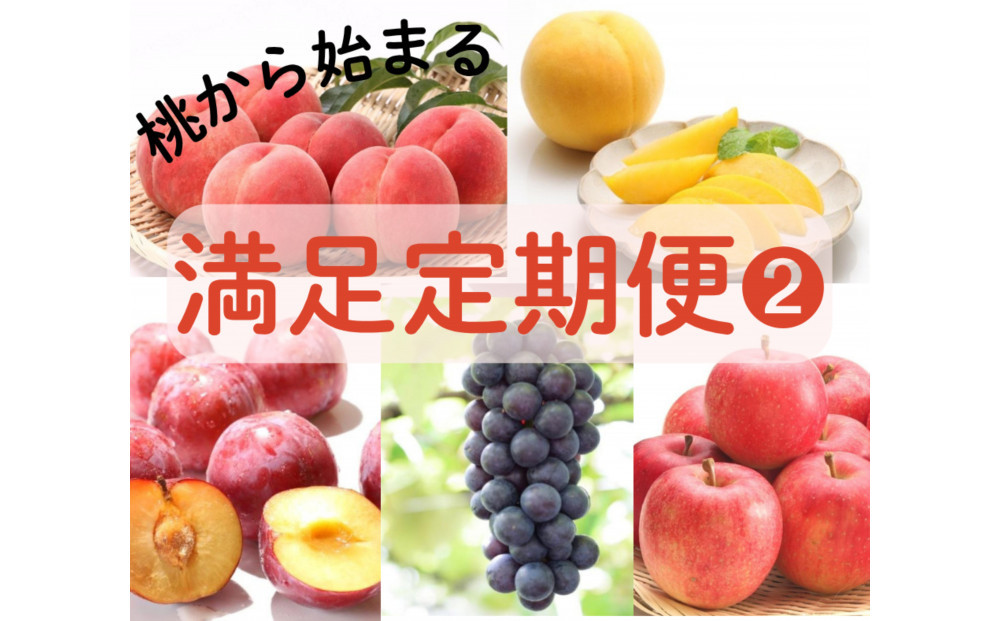 2026年度発送【定期便 ４回】「もも」から始まる　満足定期便＊２