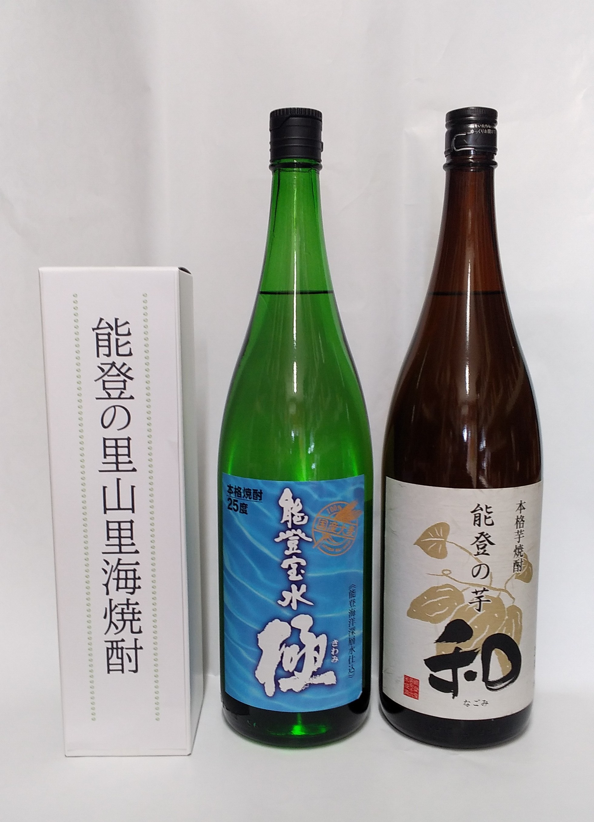 【復興支援】能登の里山里海焼酎&nbsp;麦と芋&nbsp;1800ml×2本