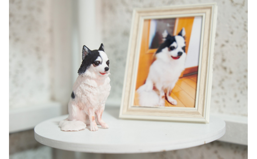 思い出のペット写真から作る3Dフィギュア　長辺15cm|&nbsp;フィギュア&nbsp;ペット&nbsp;写真&nbsp;オーダーメイド&nbsp;愛犬&nbsp;ねこ&nbsp;グッズ&nbsp;記念&nbsp;送料無料&nbsp;東京&nbsp;中野