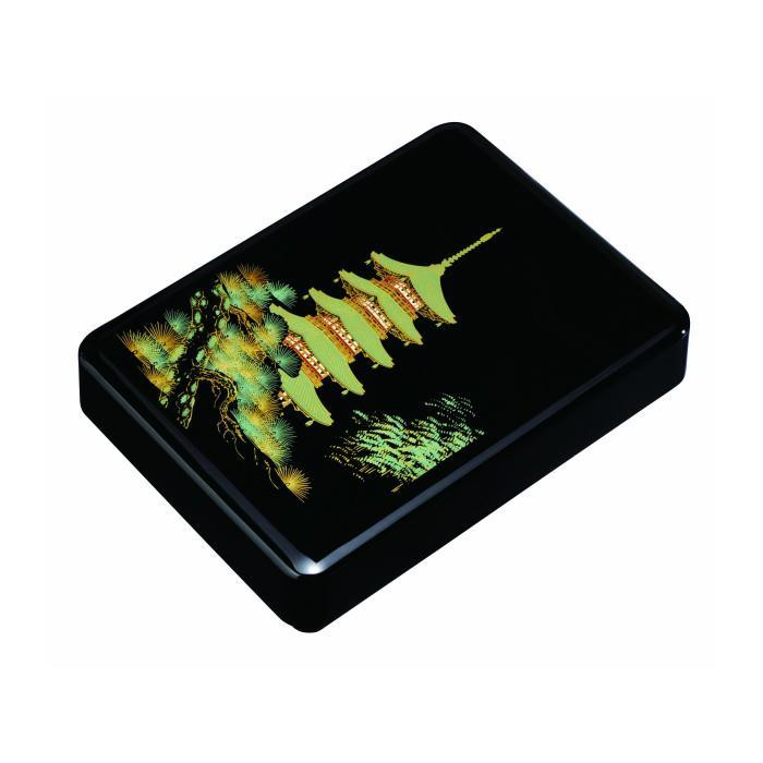 加伏文庫&nbsp;黒&nbsp;五重の塔&nbsp;［YG509］