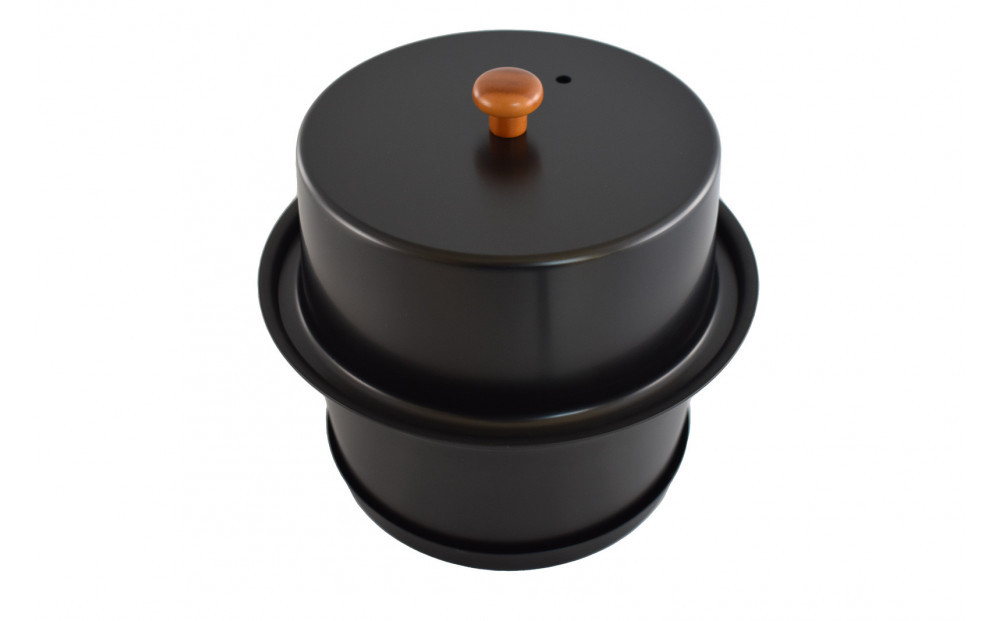 【グラファイトブラック】様々な熱源に対応可能なコンパクトアルミスモーカー