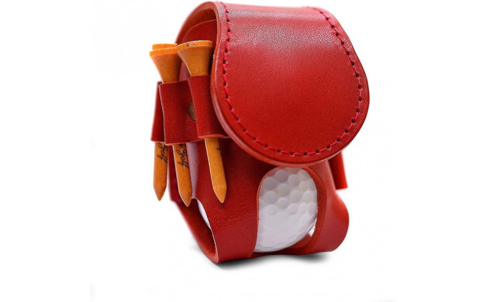 ゴルフボールホルダー【レッド】