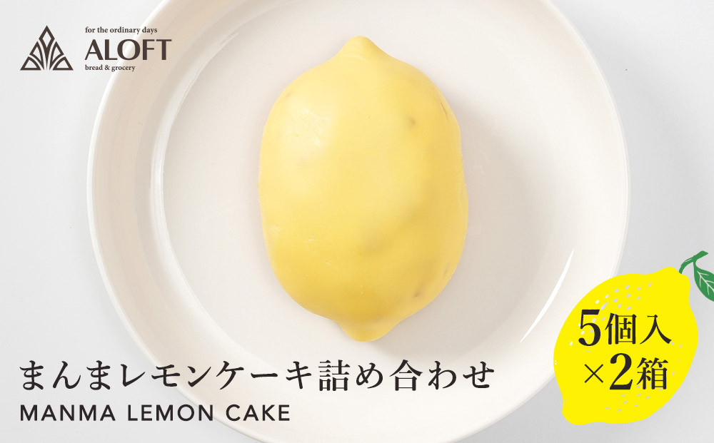 まんまレモンケーキ詰め合わせ&nbsp;(5個入×2箱)