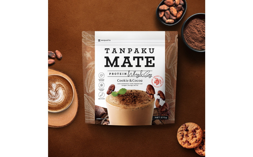 プロテイン&nbsp;タンパクメイト　ココア＆クッキークランチ&nbsp;1袋