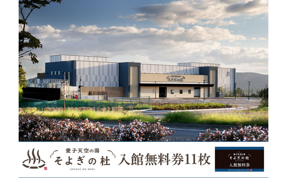 【ふるさと納税】愛子天空の湯 そよぎの杜 入館無料券11枚　温泉 露天風呂 サウナ 日帰り 天然温泉 観光 旅行 旅 回数券 入浴券 仙台市