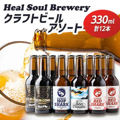 西宮発!Heal Soul Breweryのクラフトビール　アソート合計12本セット
