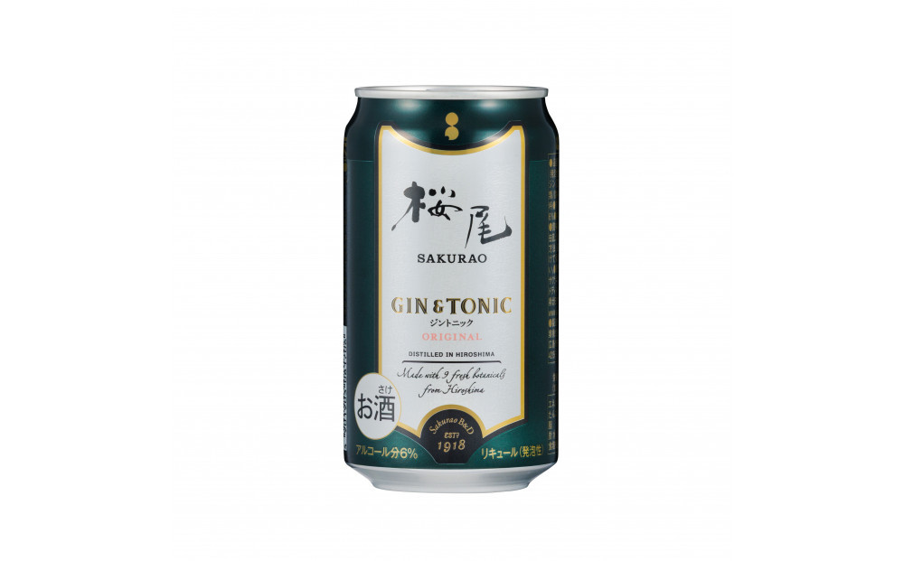 SAKURAO&nbsp;GIN&nbsp;ORIGINAL&nbsp;GIN＆TONIC　350ml缶×24本