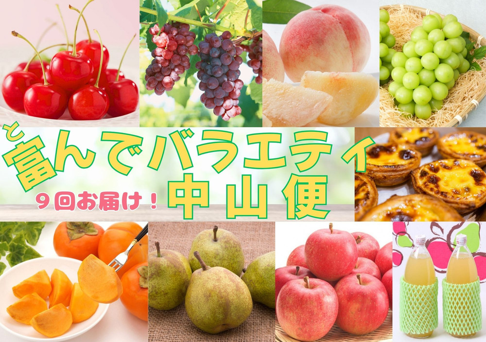 【通年定期便9回】富んでバラエティ中山便