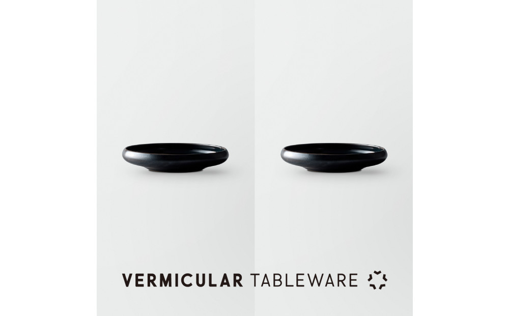 Tableware&nbsp;Shallow&nbsp;Bowl&nbsp;Curveペアセット15cm&nbsp;藍墨