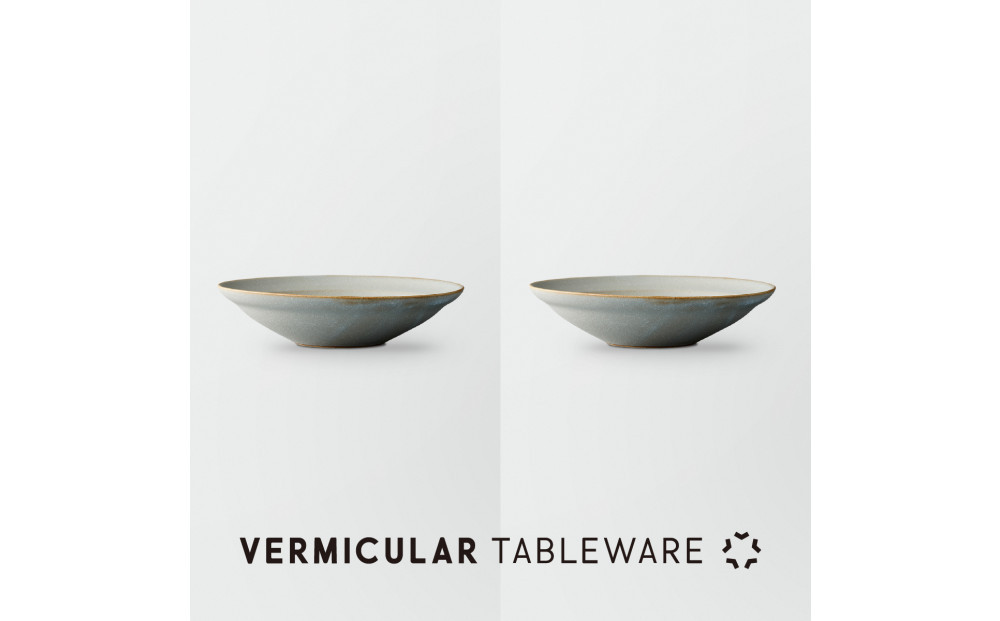 Tableware&nbsp;Shallow&nbsp;Bowl&nbsp;Rimペアセット18cm&nbsp;霞