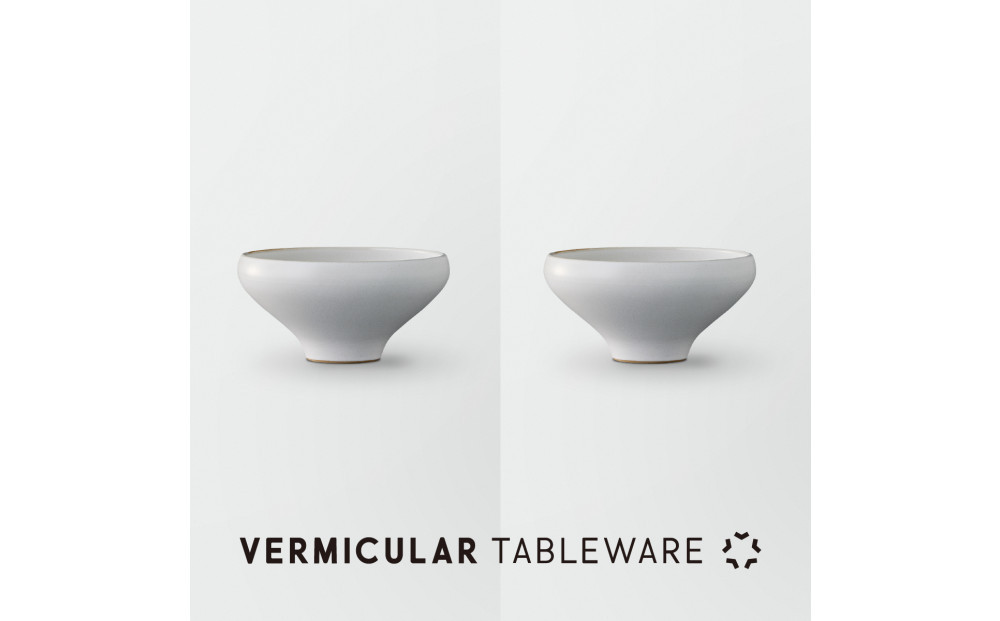 Tableware&nbsp;Deep&nbsp;Bowl&nbsp;Curveペアセット14cm&nbsp;乳白