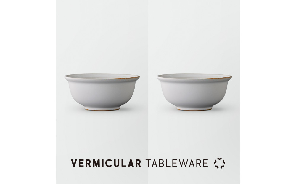 Tableware&nbsp;Deep&nbsp;Bowl&nbsp;Rimペアセット17cm&nbsp;乳白