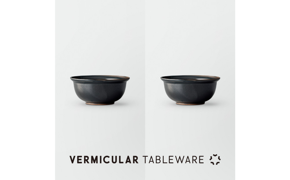 Tableware&nbsp;Deep&nbsp;Bowl&nbsp;Rimペアセット14cm&nbsp;藍墨