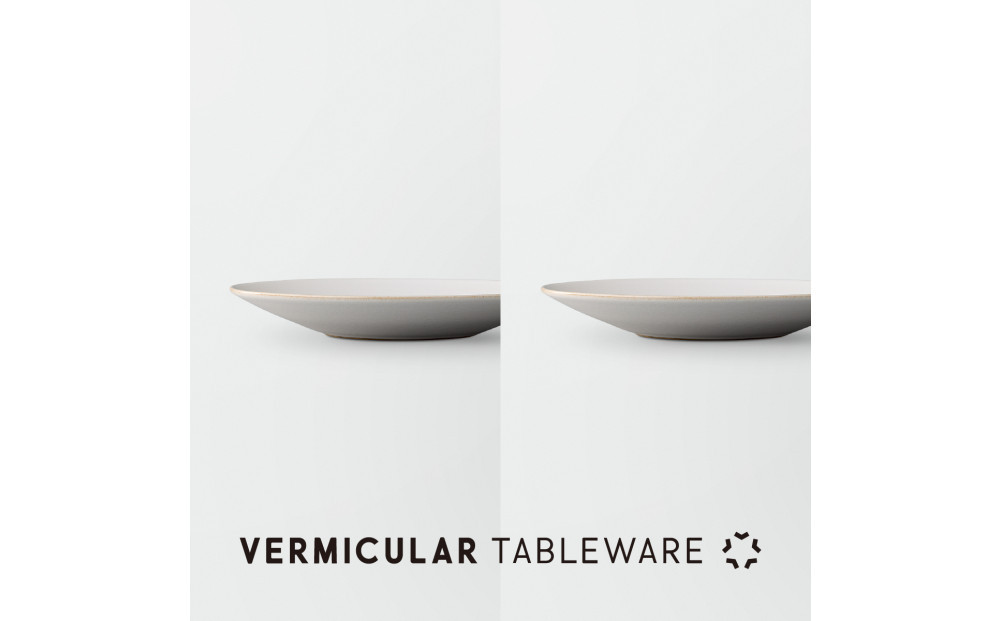 Tableware&nbsp;Flat&nbsp;Plateペアセット24cm&nbsp;乳白