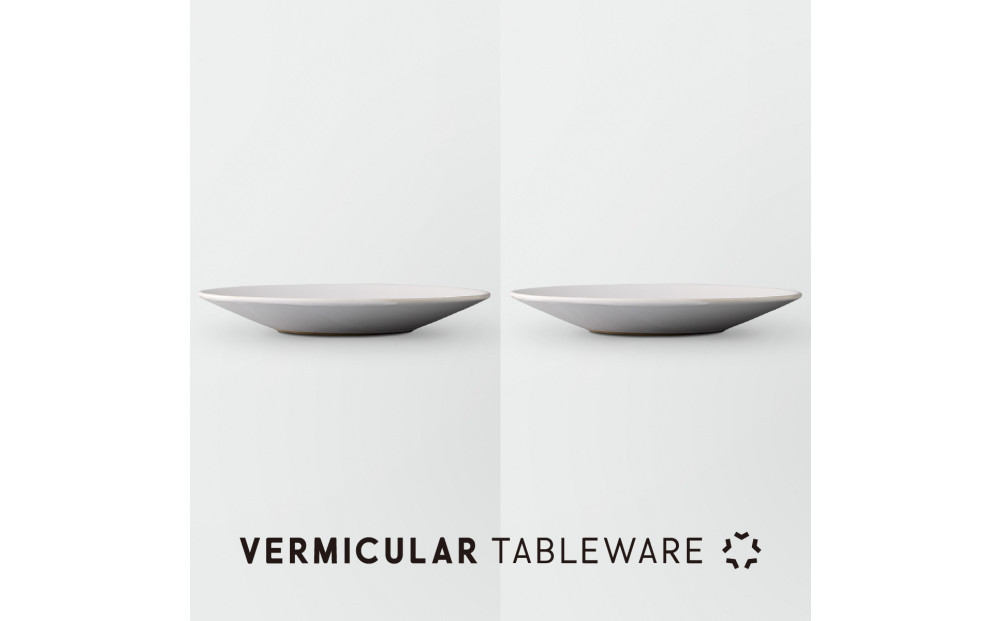 Tableware&nbsp;Flat&nbsp;Plateペアセット21cm&nbsp;乳白