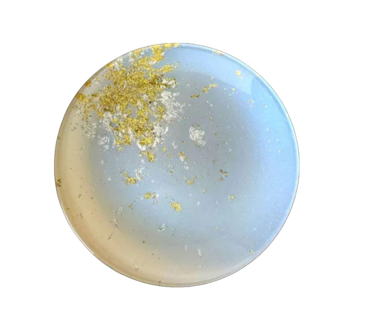 丸小皿（金箔）FATA&nbsp;ブルー［NF190］