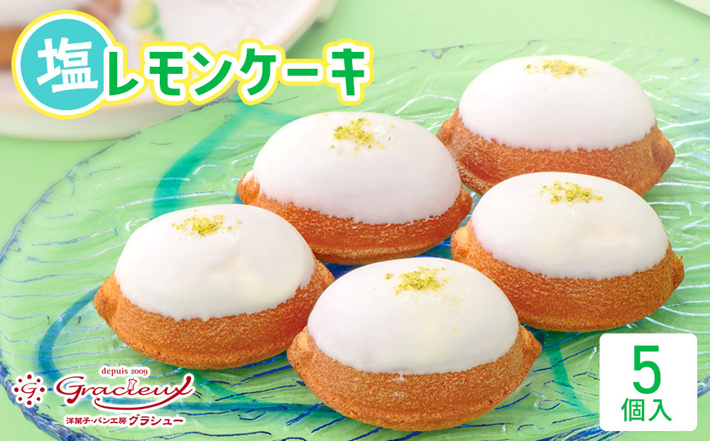 【ふるさと納税】北谷の塩レモンケーキ5個入り&nbsp;|&nbsp;沖縄&nbsp;レモンケーキ&nbsp;北谷の塩&nbsp;ケーキ&nbsp;人気&nbsp;人気店&nbsp;おすすめ&nbsp;北谷&nbsp;ちゃたん&nbsp;おすすめ&nbsp;送料無料