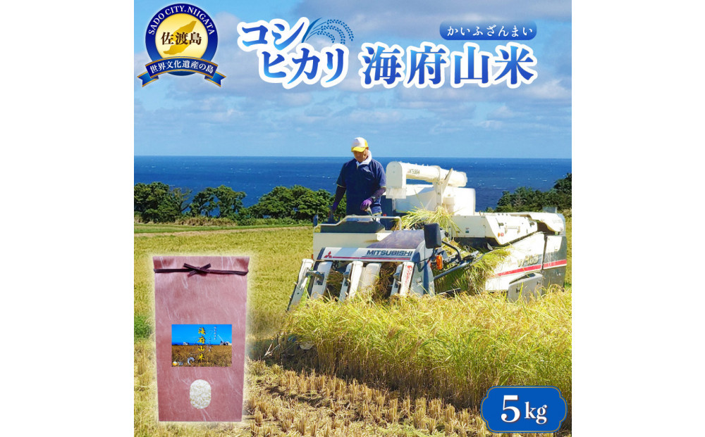 佐渡産コシヒカリ海府山米&nbsp;5kg