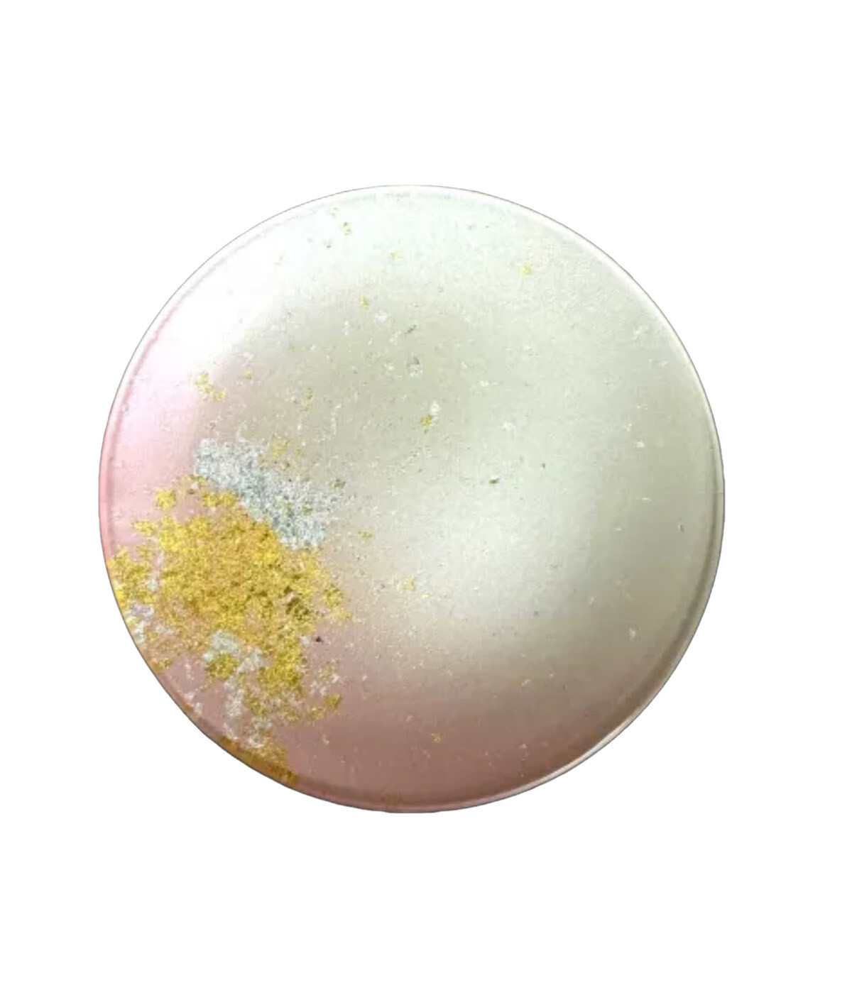 丸小皿（金箔）ピンクグラデーション［NF186］