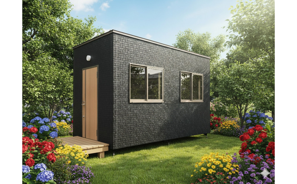 簡単設置の本格木造ユニット レブユニット「デミック」4型